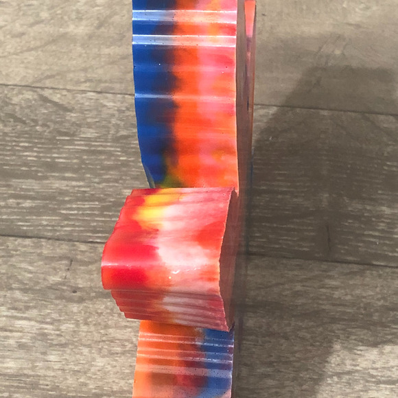 One-of-a-Kind Colorful Handmade Leaf Ashtray - Picture 6 of 6